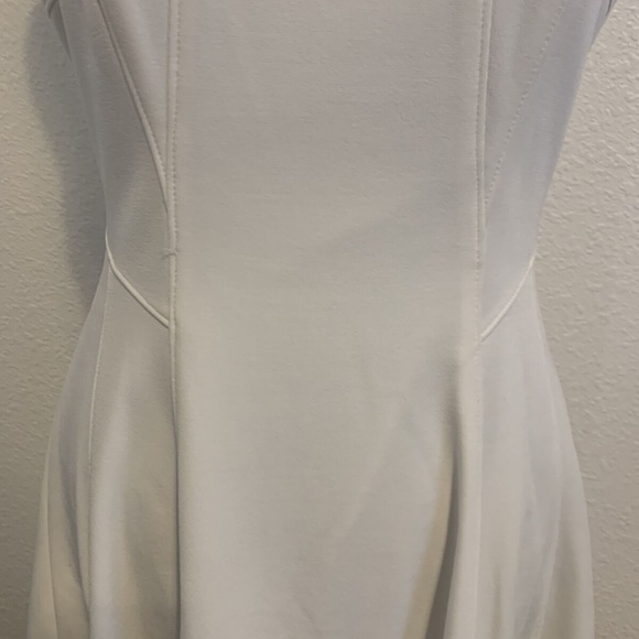 White House Black Market Cream White Princess Rockabilly Dress Women's Size 2 - Picture 9 of 14